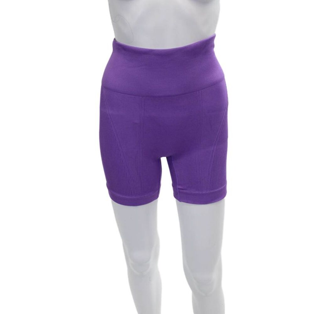 Alala Womens Athletic Purple Polyester Blend Shorts Size S